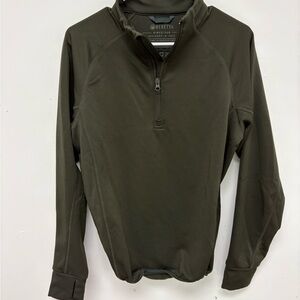 Beretta Men's Olive Zip Up Sweater